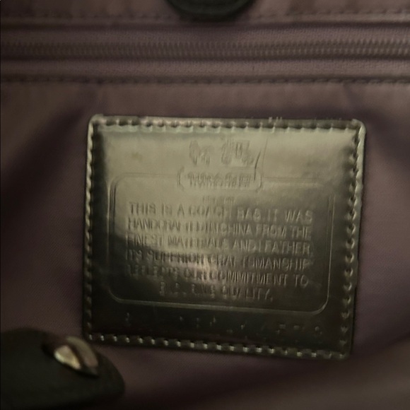 Coach Black Signature Shoulder Bag - Picture 11 of 11